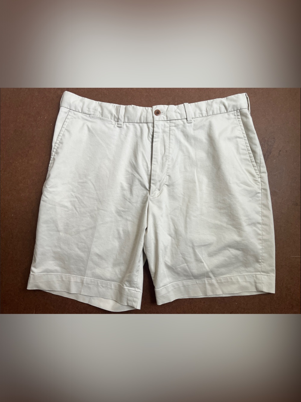 Vintage 90s Polo Golf Ralph Lauren Chino Shorts Tartan Crest Men’s 34 Khaki